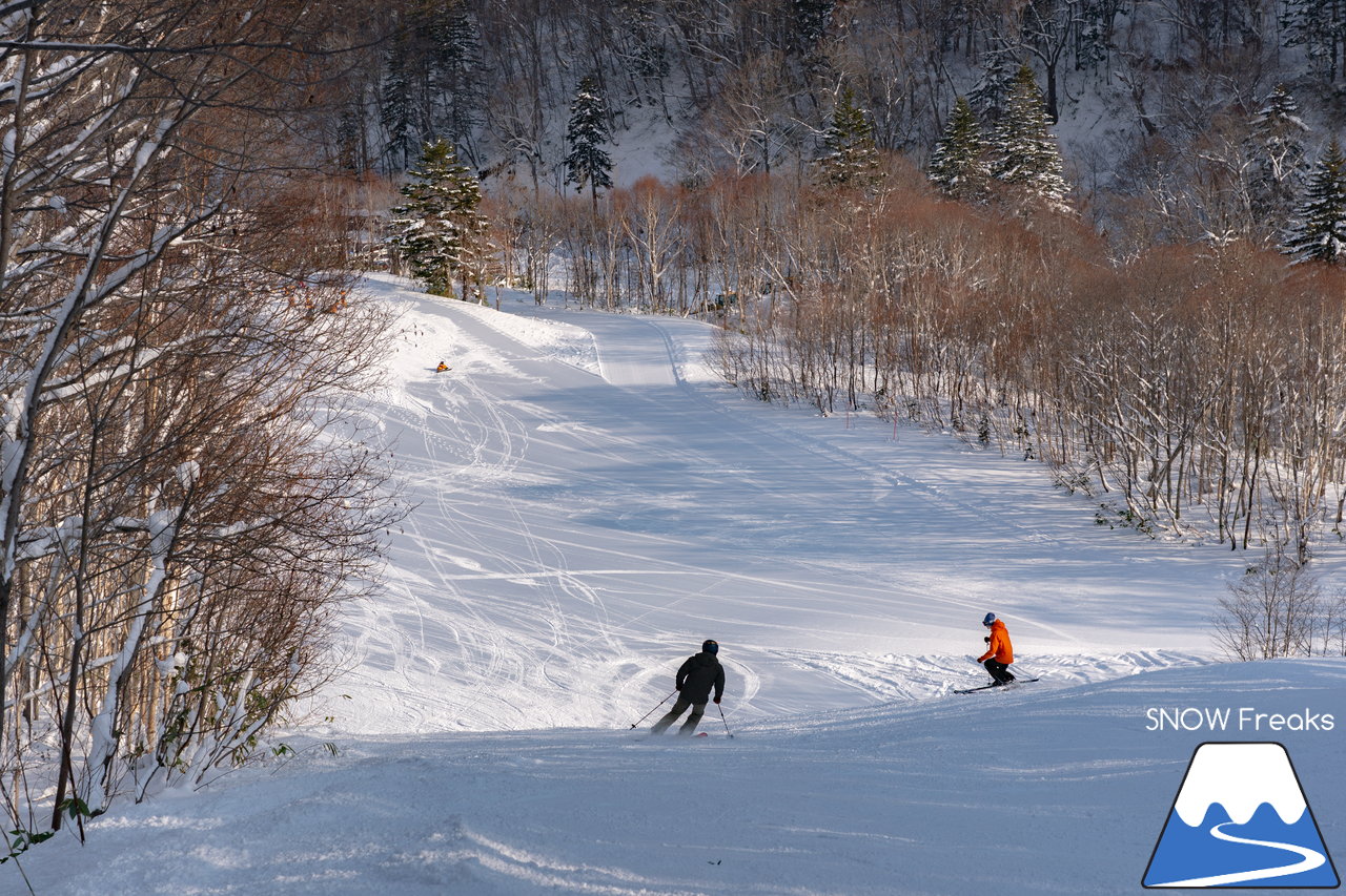 札幌国際スキー場｜積雪100cm超え！名物の急斜面『ダウンヒルコース』を含む、全てのコースが気持ち良～く滑走可能です(^^)/